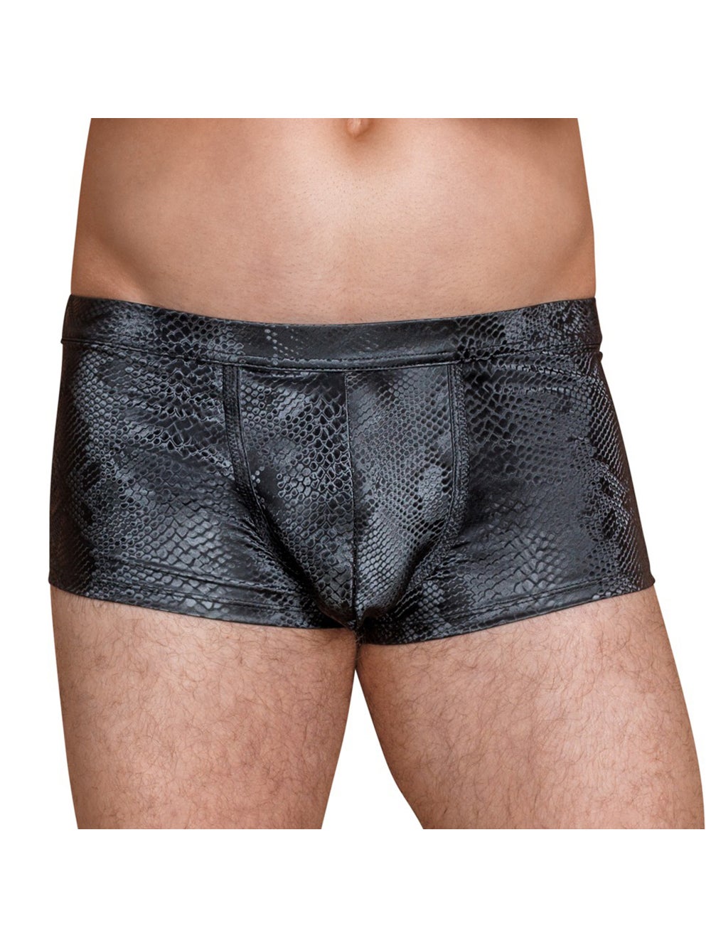 Boxer Motif Reptile Noir