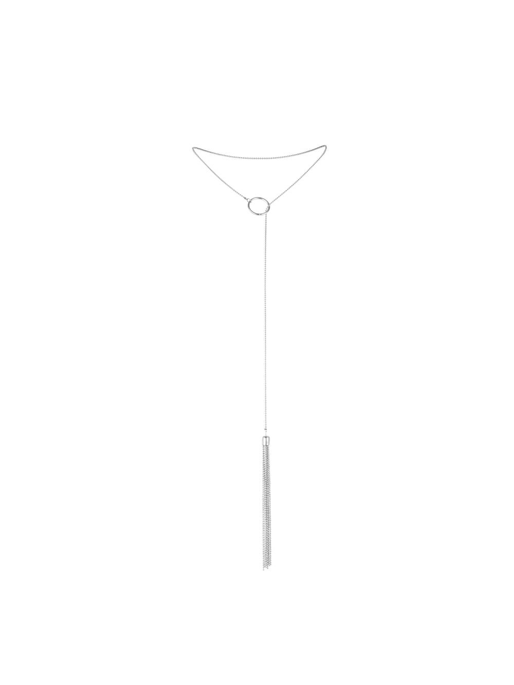 Collier avec Franges en Chaînettes Métalliques Magnifique