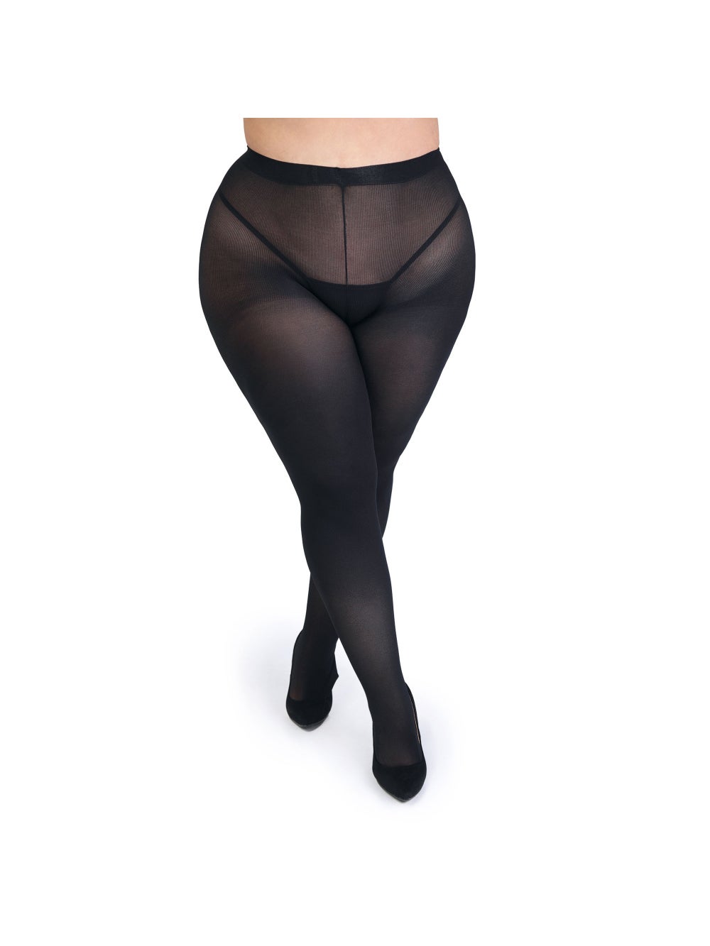 Collant ouvert Captivate noir GT