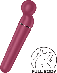 Vibromasseur wand rouge USB 60 vibrations Planet Wand-er