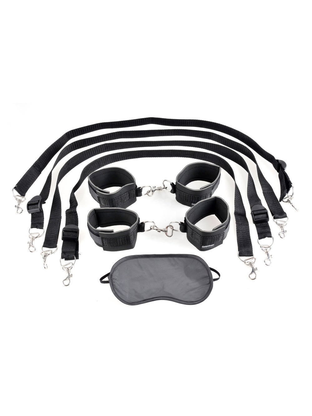 Kit d'Attaches de Lit Cuff & Tether Set Fetish Fantasy Series