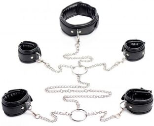 Ensemble de chaînes de bondage pour esclaves