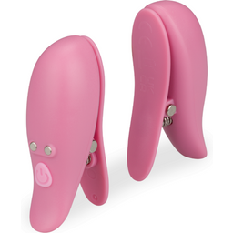 Pinces à tétons vibrantes 10 modes Bubble Gum