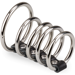 Cinq anneaux cockring métal
