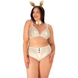 Tenue De Lapin Dorée Grande Taille