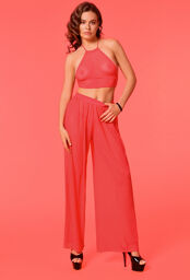 Pantalon Résille Tango Corail Corail
