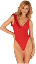 Maillot de Bain 1 Pièce Cubalove Rouge Rouge