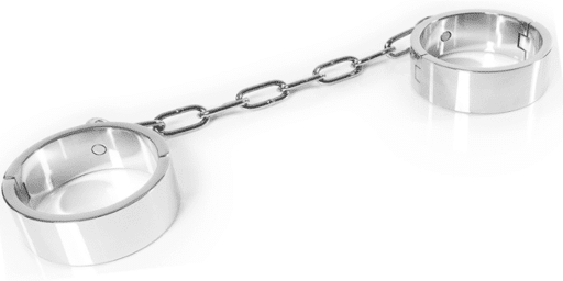 menottes de cheville avec soumission de clé