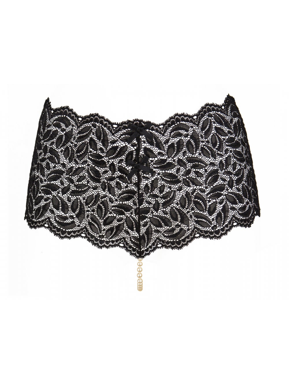 Culotte À Perles Noire