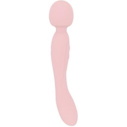 - Vibromasseur Baguette Double Face - Soft Silicone - Rose