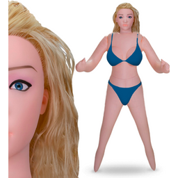 Poupée gonflable réaliste vibrante réaliste blonde Paulina