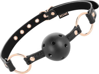 Bâillon gag cuir vegan