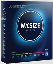 72mm Préservatifs Boîte de 3
