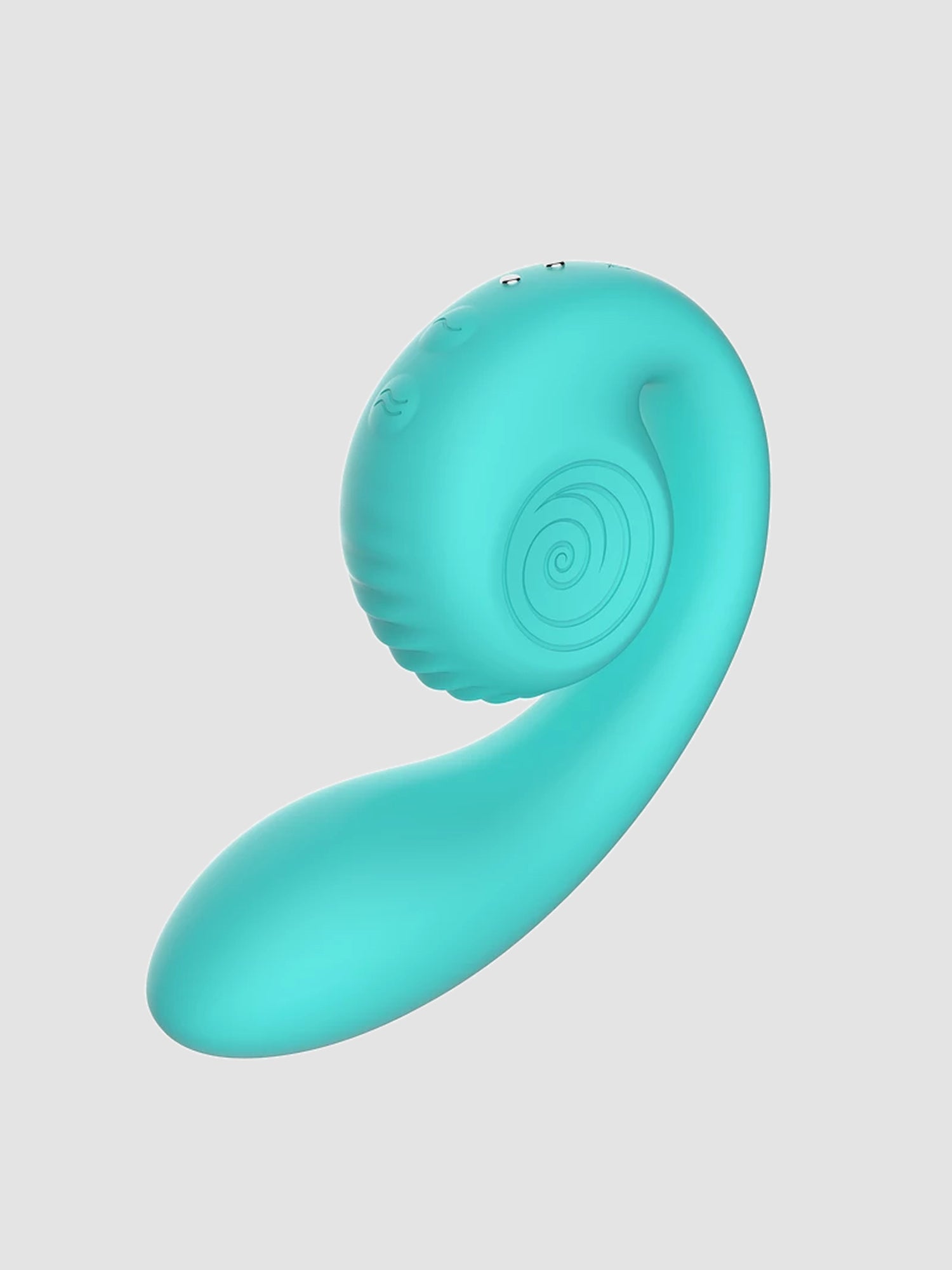 Vibromasseur Snail Gizi Double stimulation point G et clitoris - Turquoise