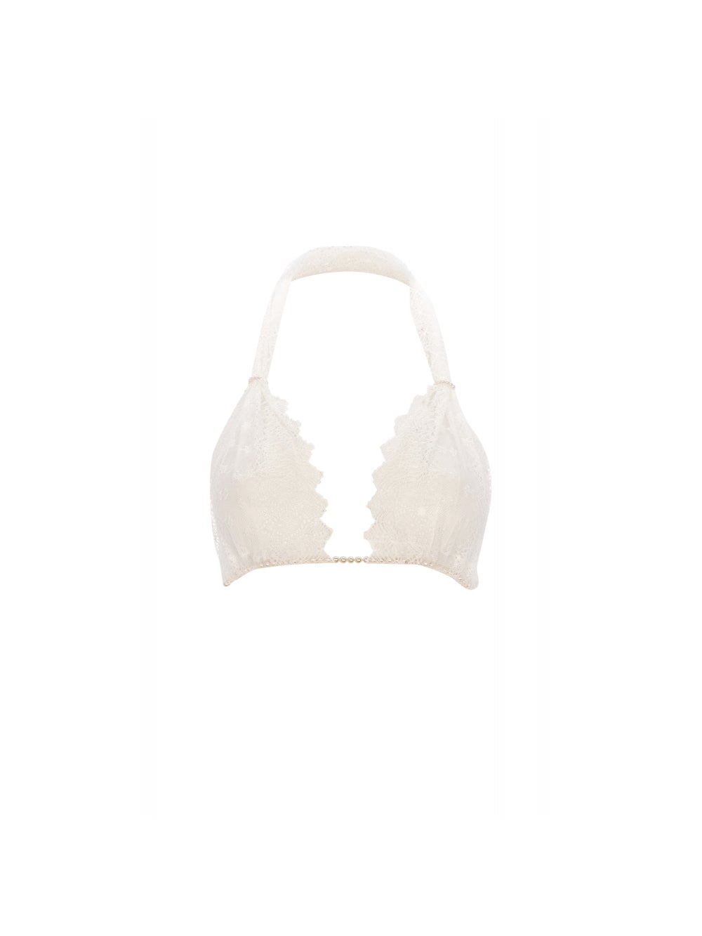 Soutien-Gorge à Perles Geneva Ivoire