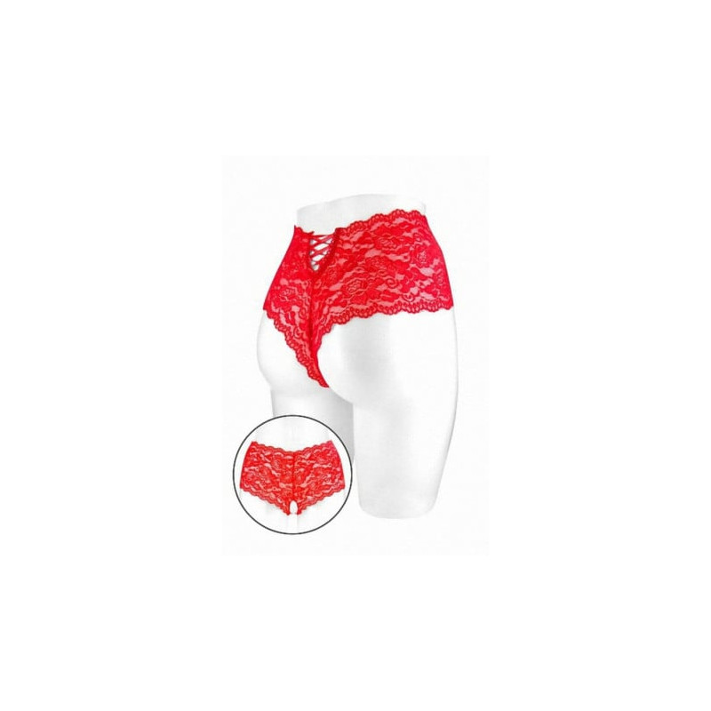 Boxer ouvert Julia - rouge