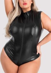 Body ouvert Fierce wetlook noir GT Noir