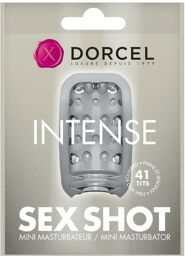 Masturbateur Sex Shot Intense Argenté