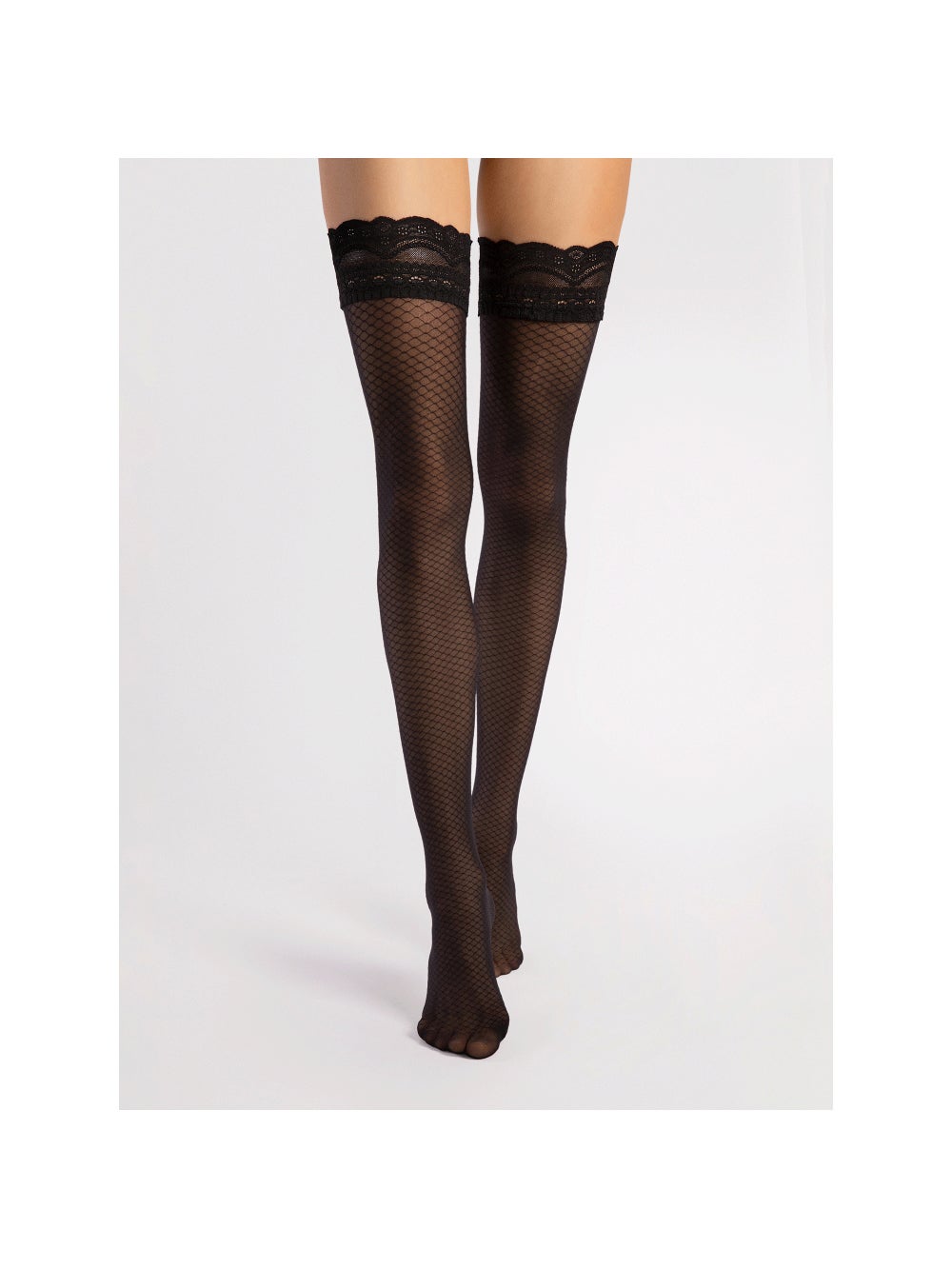 Bas autofixants Dolcezza 20 DEN noir