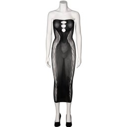 Edda Robe Tube Longue Noire