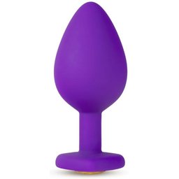 - Plug avec diamant Moyen - Violet