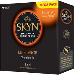 Préservatifs Elite Large Boîte de 144 Transparent