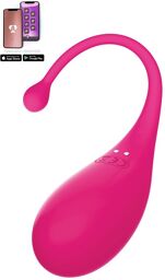 Oeuf Vibrant Palpitation Rose avec Application