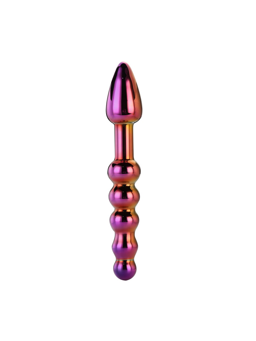 Dildo en Verre Ridged Anal Glamour Glass