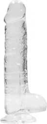 Gode Jelly Réaliste 19cm Transparent