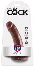 Gode réaliste à ventouse latino - 17 cm