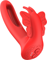 Vibromasseur FLY PULSE Papillon à Double Action Télécommandé