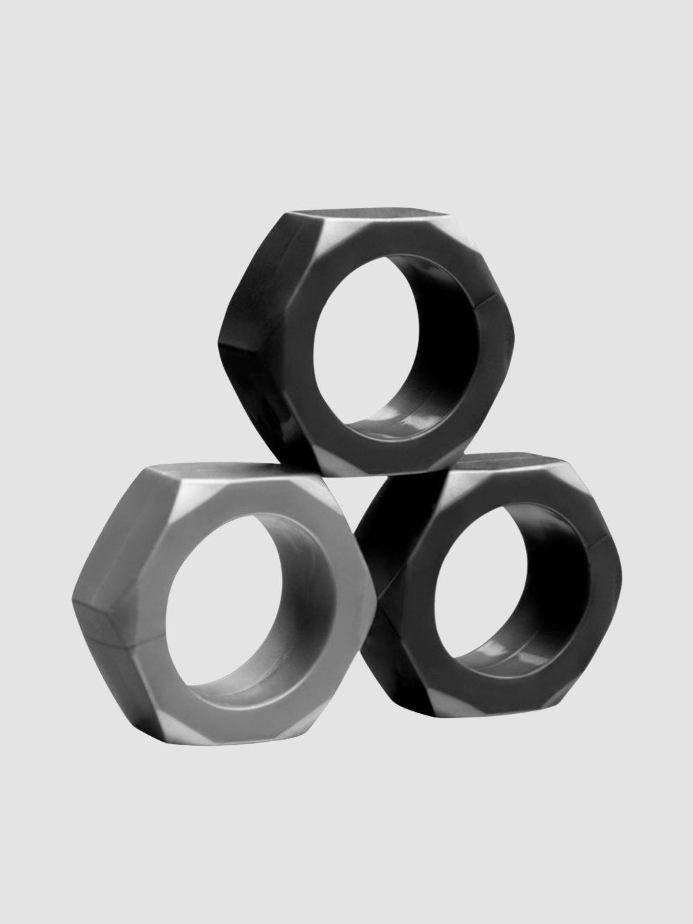 Kit de 3 Cockrings pour Pénis & Testicules