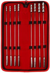 Pack 8 Tiges d'urètre Beadund 23 cm - Diamètre 7 à 14mm