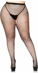 Collant Ouvert Résille GT Noir