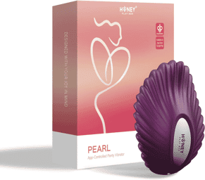 Pearl Violet - Vibromasseur magnétique contrôlé par application