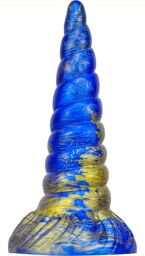 Gode Unix 17 x 5.3cm Bleu-Doré