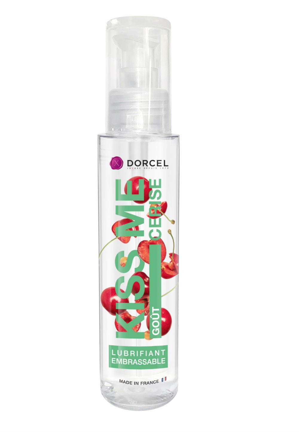 Lubrifiant embrassable goût Cerise - Kiss Me