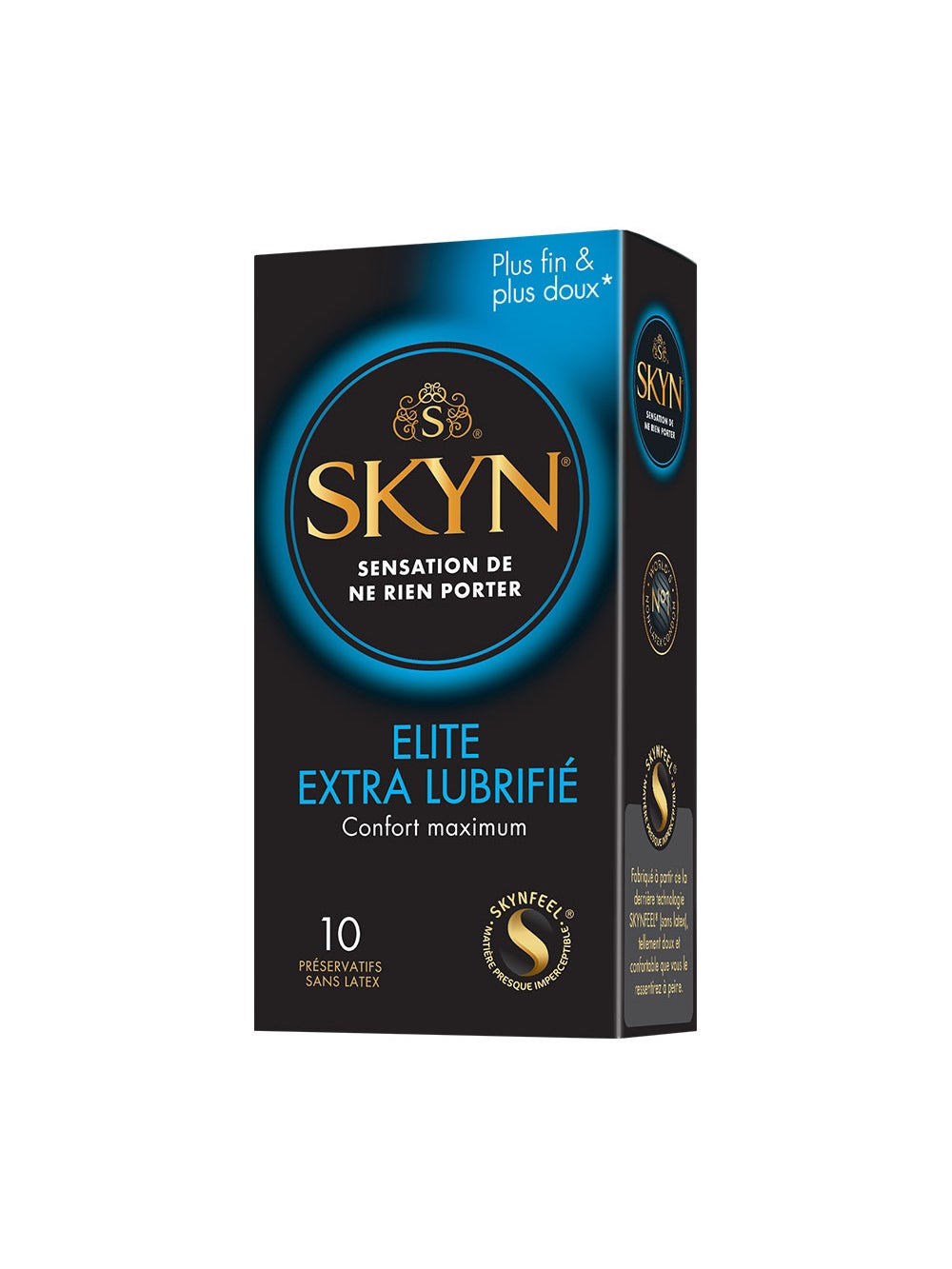 Préservatifs Skyn Elite Extra Lubrifié Boîte de 10