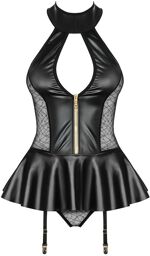 859-COR-1 Corset & String Noir