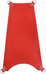Sling en cuir 4 Points Ajusté Rouge
