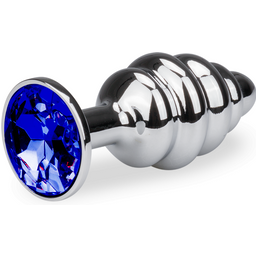 Bijou anal rosebud torsadé S - 8 coloris