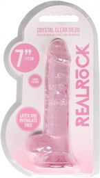 Gode Jelly Réaliste 17cm Rose