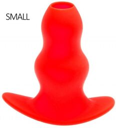 Plug Tunnel Stretch Rouge Small 11 x 5 cm
