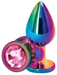 Plug Anal Bijou Rear Assets Multicolor Medium Rose