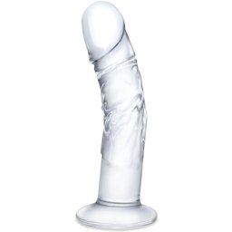 Dong Incurvé et Veiné en Verre Curved