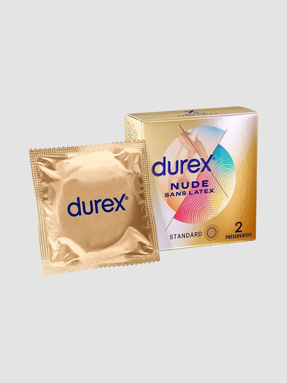 Préservatifs sans latex Nude boîte de 2