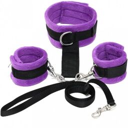 Soft Bondage collier et menottes douce