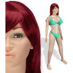 Poupée gonflable haute qualité rousse yeux marron Miranda