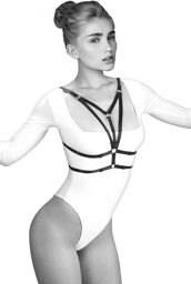 Harnais de corps ornements Laura Noir