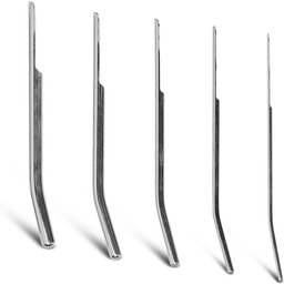 Tige à Urètre Dilatator Métallique Courbée 260 mm